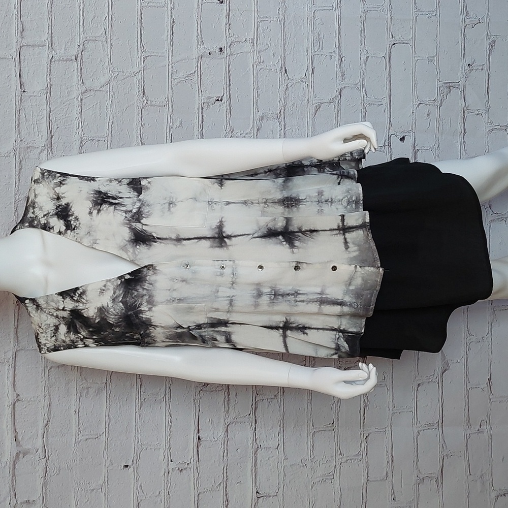 Rock & Republic Acid Wash Tie Dye Sleeveless Top XXL